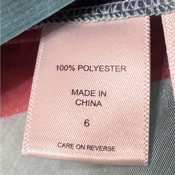 New York and Company Floral Light Turquoise Blue Blazer - Picture 8 of 8